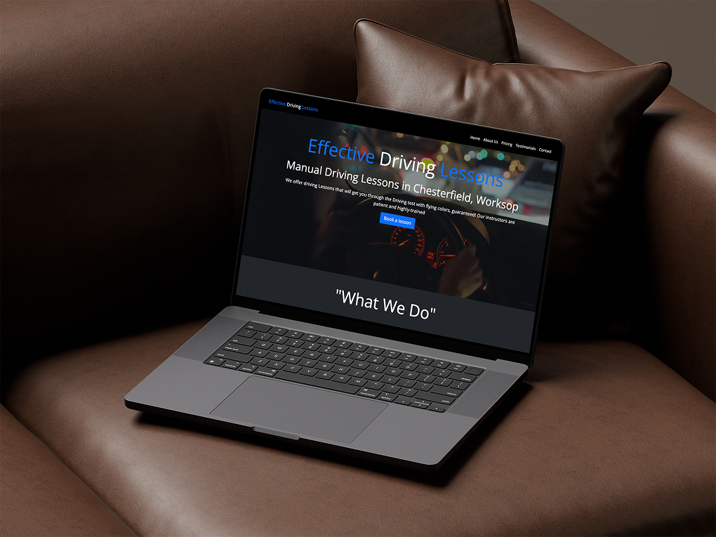 Effective Driving School website preview